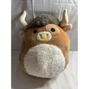 Squishmallows Shep Plushy Stuffed Animal Highland Cow Original 11" NWT